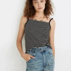 Madewell Spaghetti Strap Striped Tank Top